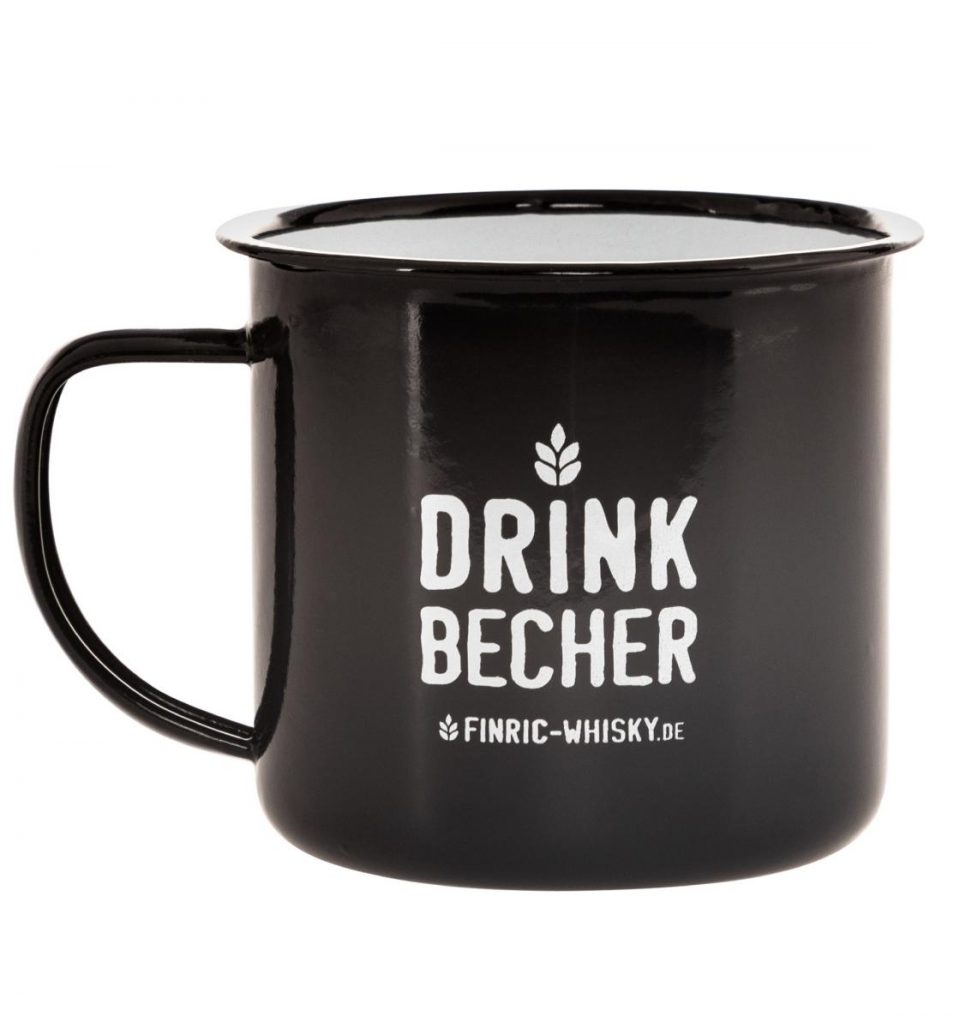 FINRIC Drink Becher - Emaille Tasse